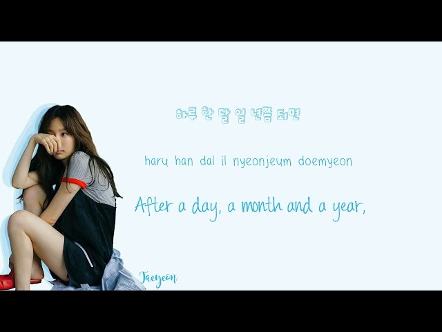 TAEYEON - Fine Lyrics (Han|Rom|Eng) Color Coded class=