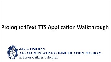 Proloquo4Text Walkthrough