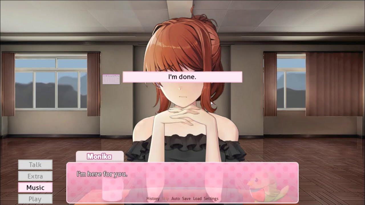 Telling Monika You Feel Like Crying- Monika After Story DDLC Mod 