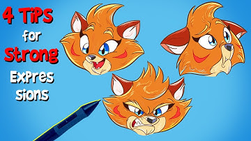 4 TIPS for Strong FACIAL EXPRESSIONS