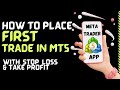 How to take your first trade in metatrader 5 mt5