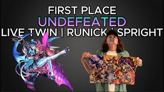 Yu-Gi-Oh! 1st Place OTS UNDEFEATED Live Twin/Runick/Spright Deck Profile (Sept 2023)