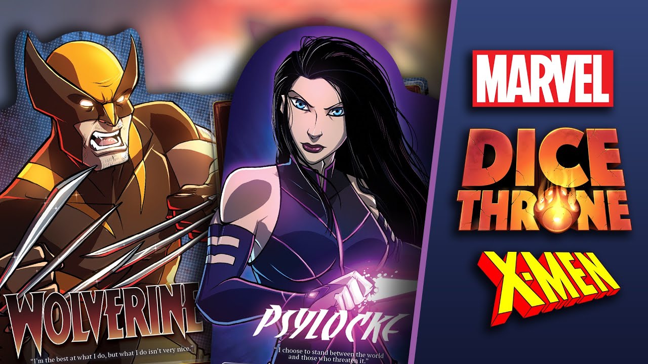 Marvel Dice Throne X-MEN - Wolverine and Psylocke!