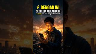 ⚠️ Jangan Mulai Hari Sebelum Mendengar Ini! #afirmasipositif #mindsetsukses #motivasi #shortvideo