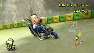 Mario Kart Wii Large Mii male Wario Bike