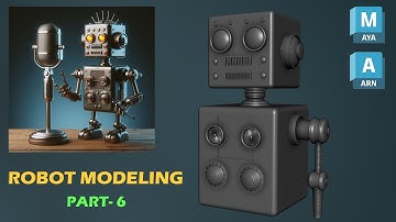 How to create 3D Robot (Part-6) - Autodesk Maya Hard Surface Tutorial