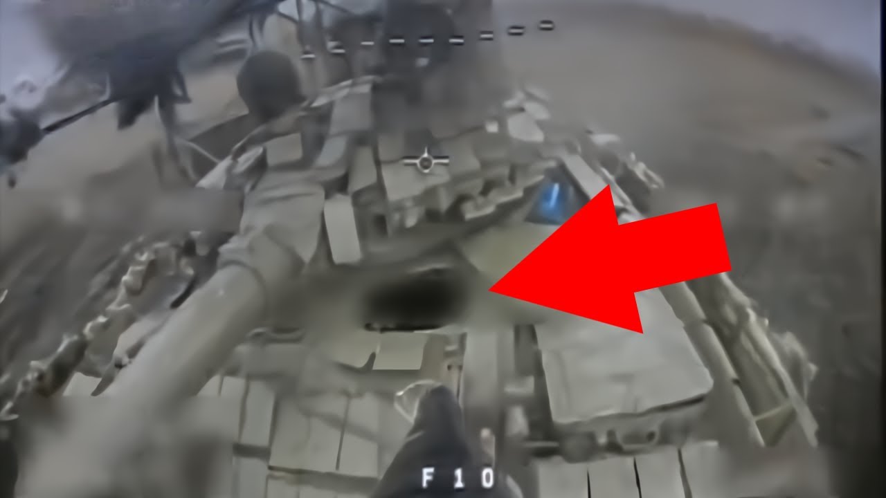 Super Old T-62MV Tank Destroyed By FPV Drone