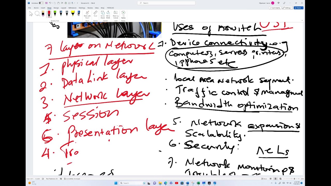 ⁣Understanding the switch in a computer network