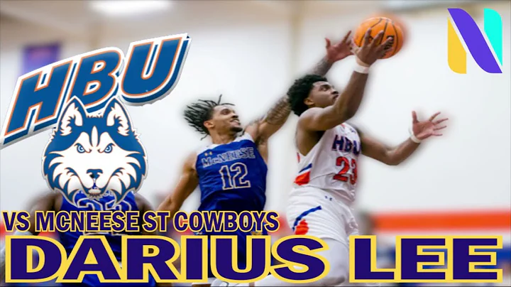 Darius Lee set a Houston Baptist Huskies record wi...