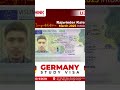 Germany Study Visa #studyabroad #shorts #visa