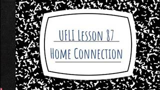 UFLI Foundations Lesson 87 Home Connection