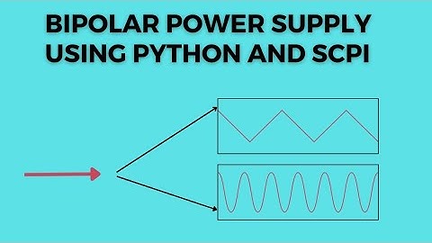 Python and SCPI commands to control Programmable Power supply using OPAMP