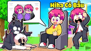 HIHA AUT BẤT NGỜ NGÃ NGỬA KHI HIHA CÓ BẦU TRONG MINECRAFT * HIHA TROLL HIHA AUT 🤣😎