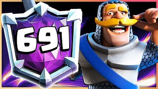 I AM 691 IN THE WORLD with the NEW TOP GRAVEYARD DECK! 🏆 — Clash Royale