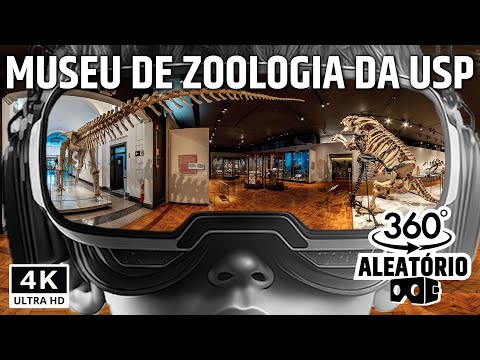 Visita Guiada 360° Museu de Zoologia da USP Experiência VR