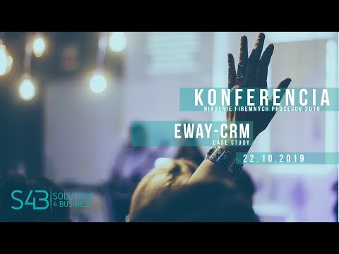 Konferencia riadenie firemných procesov - eWay-CRM : Moonlake Web Services prípadová štúdia