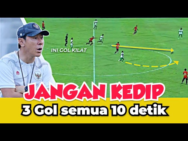 Semua penasaran! Bedah RAHASIA Shin Tae-yong part 1: cukup 10 detik untuk 1 gol • dribble9 class=