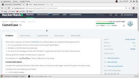 Camel Case Hacker Rank Solution in C Programming