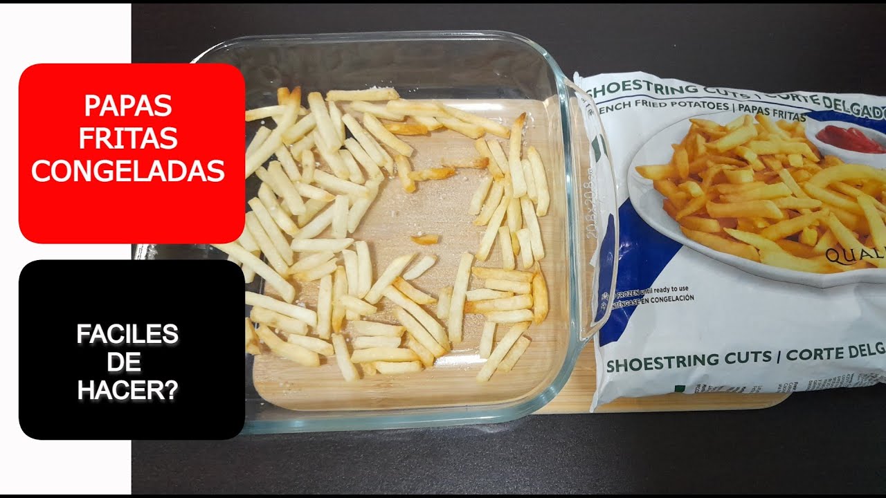 Patatas fritas congeladas: Tiempo óptimo en el horno