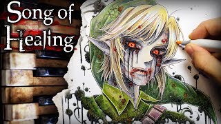 Song of Healing & Unhealing (Majora's Mask) + Ben Drowned Creepypasta Drawing screenshot 3