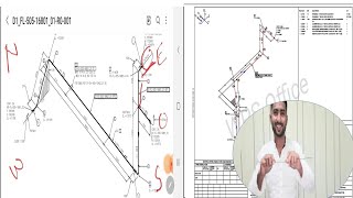 #piping_isometric_rolling_drawing_template | how to read isometric rolling drawing | isometric