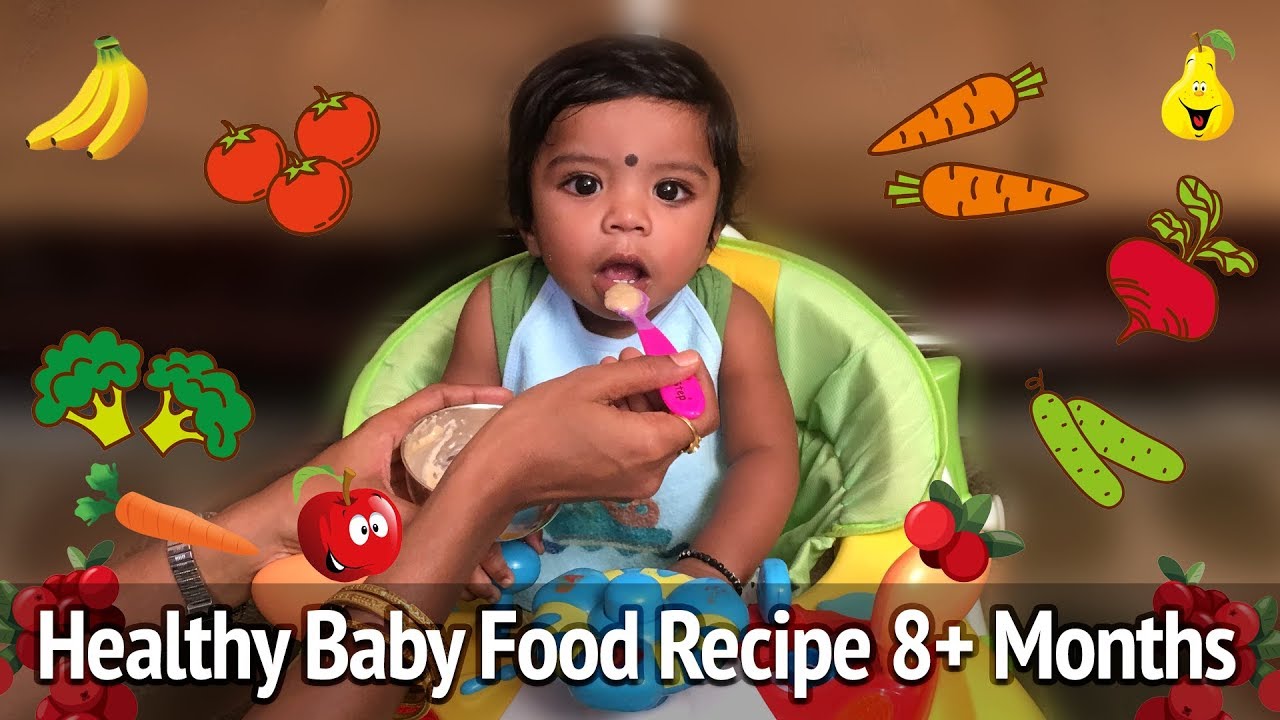 MAKE BABY FOOD AT HOME || HEALTHY INDIAN BABY FOOD ( 8 TO 12 MONTHS ) | Hyderabadi Ruchulu