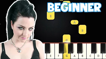 Evanescence - Bring Me To Life | Beginner Piano Tutorial | Easy Piano