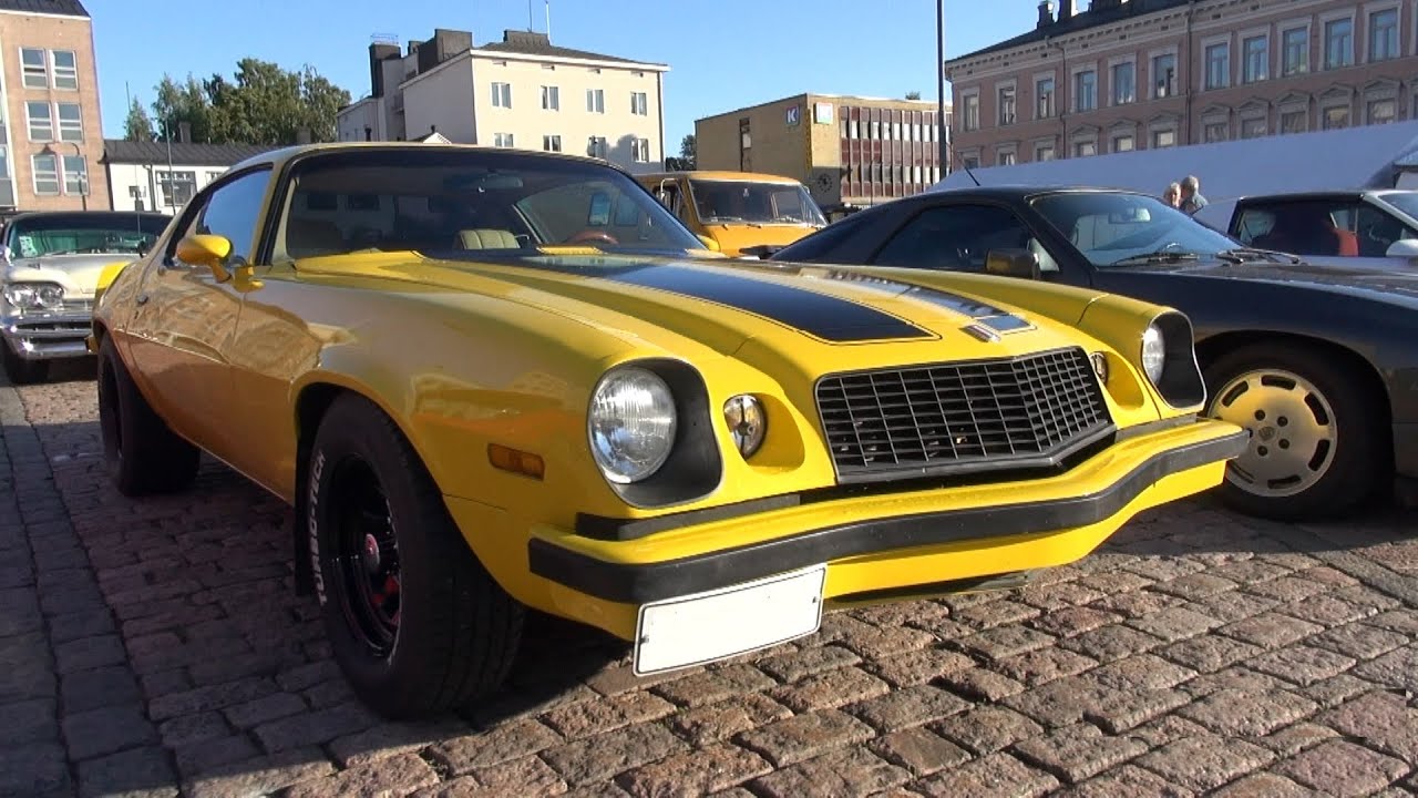 1977 Bumblebee Camaro Startup And V8 Sound Youtube