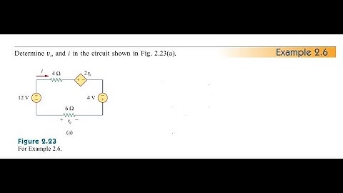 Example 2.6 | Sadiku 4th Edition | Electrical Circuits | বাংলা
