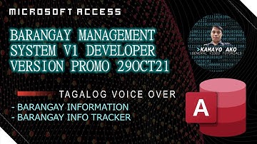 𝐁𝐀𝐑𝐀𝐍𝐆𝐀𝐘 𝐌𝐀𝐍𝐀𝐆𝐄𝐌𝐄𝐍𝐓 𝐒𝐘𝐒𝐓𝐄𝐌 𝐕𝟏 𝐃𝐄𝐕𝐄𝐋𝐎𝐏𝐄𝐑 𝐕𝐄𝐑𝐒𝐈𝐎𝐍 𝐏𝐑𝐎𝐌𝐎 𝟐𝟗𝐎𝐂𝐓𝟐𝟏