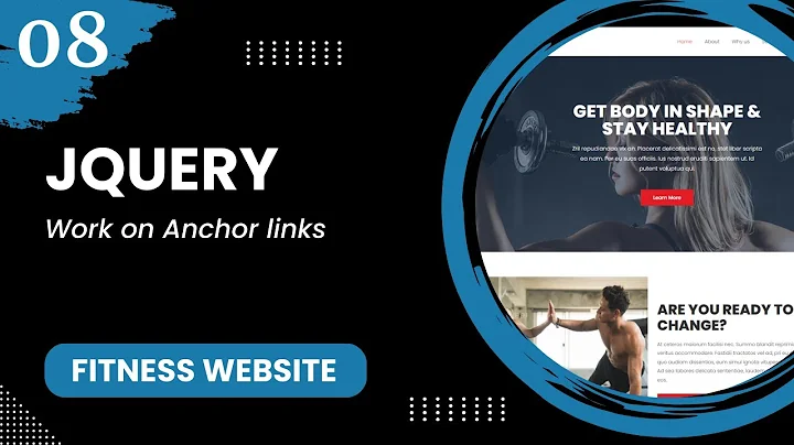 Jquery #8 - Work on Anchor links