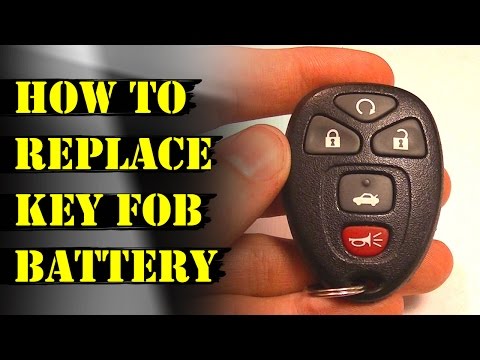 How to REPLACE Remote Key Fob Battery (Chevy Malibu & GM)