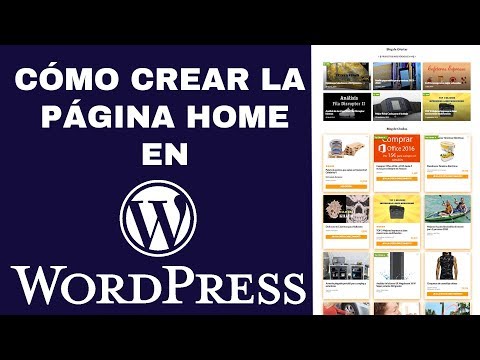 Video: Cómo Hacer Una Página De Inicio