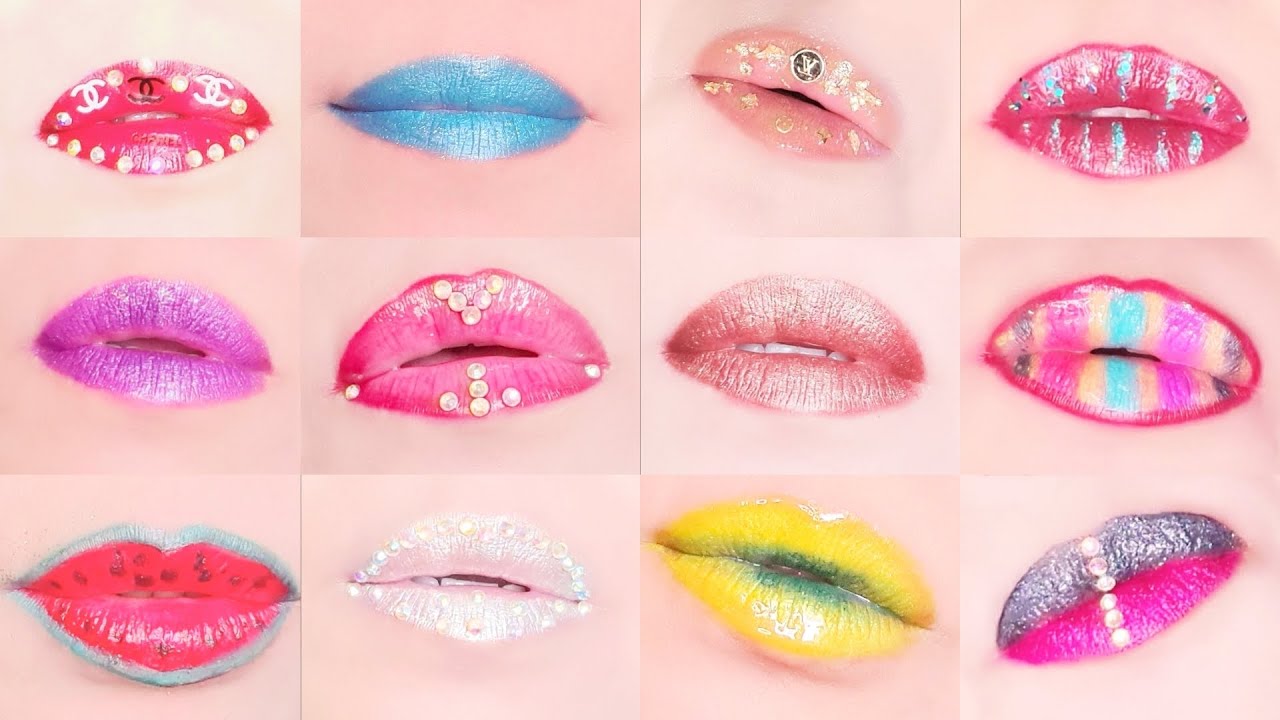 12 Lips Compilation Lip Tutorial - YouTube