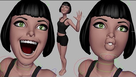 Free Natalie Maya Rig (coming soon): Facial Demo WIP