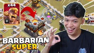 BARBARIAN SUPER DIPAKE LAWAN TH12 JUGA BISA?! - COC Indonesia