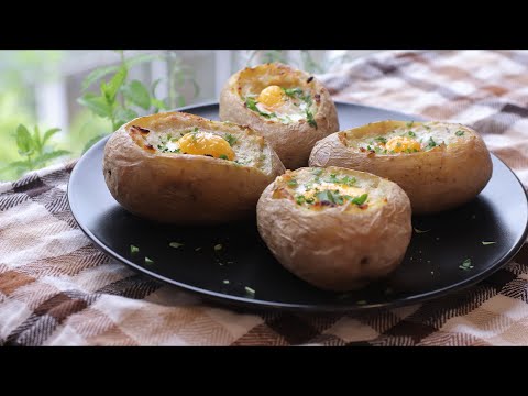 Video: Recept Voor Gevulde Aardappelen Met Ei