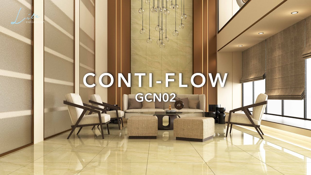 A Lovely Ivory-ish Warm Living Room With Conti-Flow Collection GCN02 ...