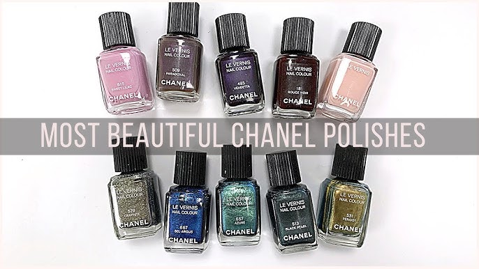 Chanel Graphite nail polish review