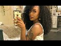 30 MIN CURLY HAIR ROUTINE .ft ALISUGAR | ON THE GO + OUT THE DOOR