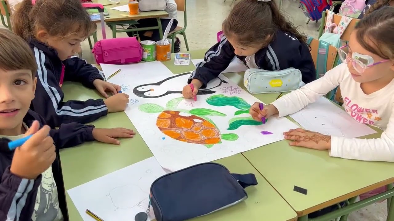 Biodiversidad. Mural. CEIP Andrés Manjón. Ceuta