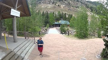 Georgetown Loop Railroad Colorado Historic Train Along the River Devil