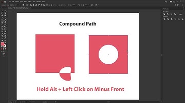 Adobe Illustrator CC - Compound Path | Tutorial