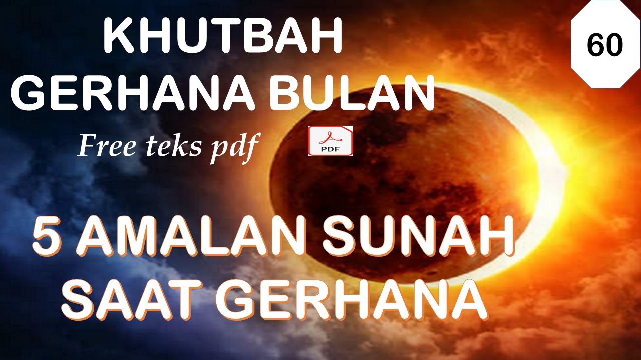 Khutbah shalat gerhana bulan