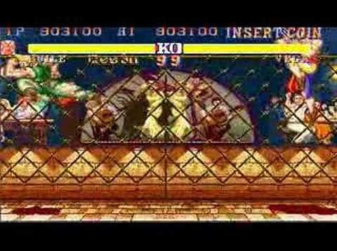 Street Fighter II Guile All Perfect 1/2 