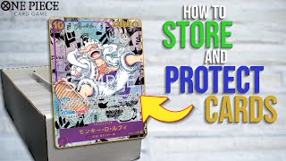 How to STORE and PROTECT your CARDS | SIMPLE GUIDE | One Piece Card Game