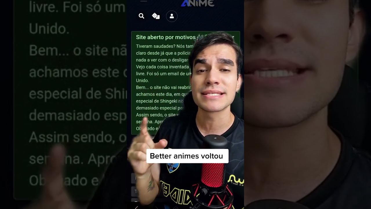 BETTER ANIME VOLTOU #anime #shorts #betteranime 