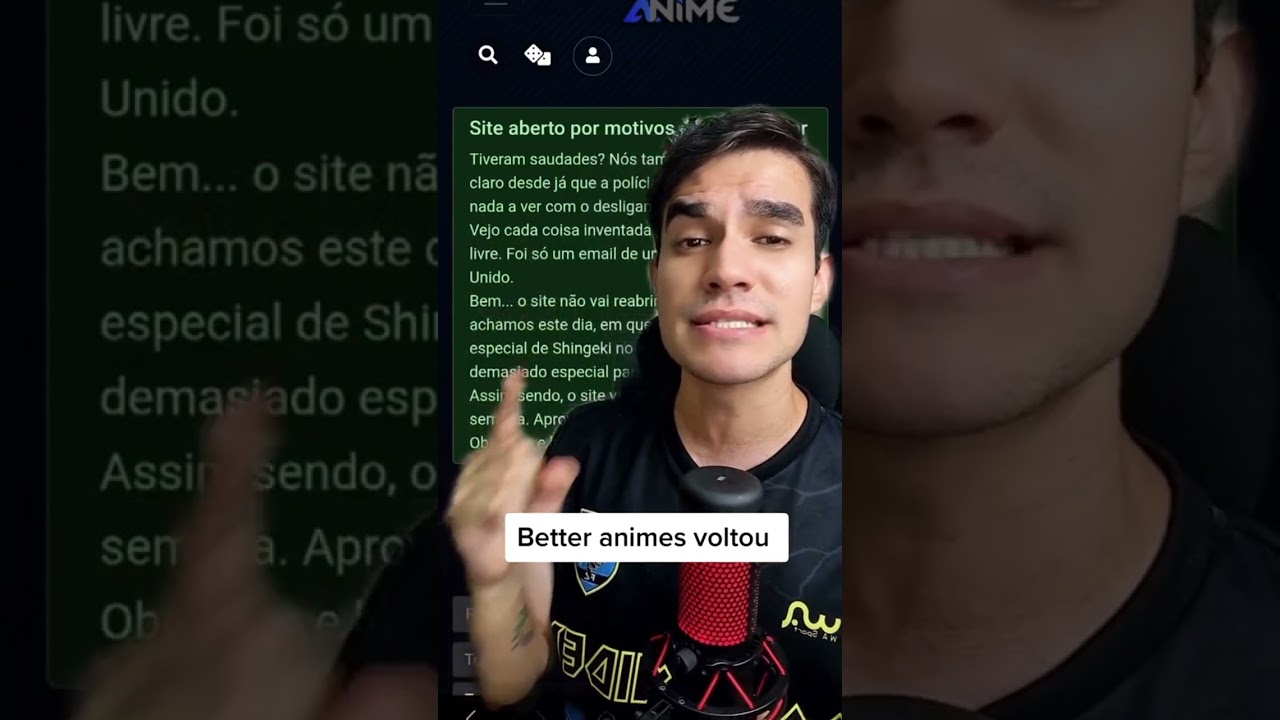 BETTER ANIME VOLTOU #anime #shorts #betteranime 