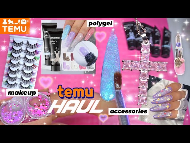 HUGE TEMU Nail Haul, Trendy Nail Charms & Rhinestones