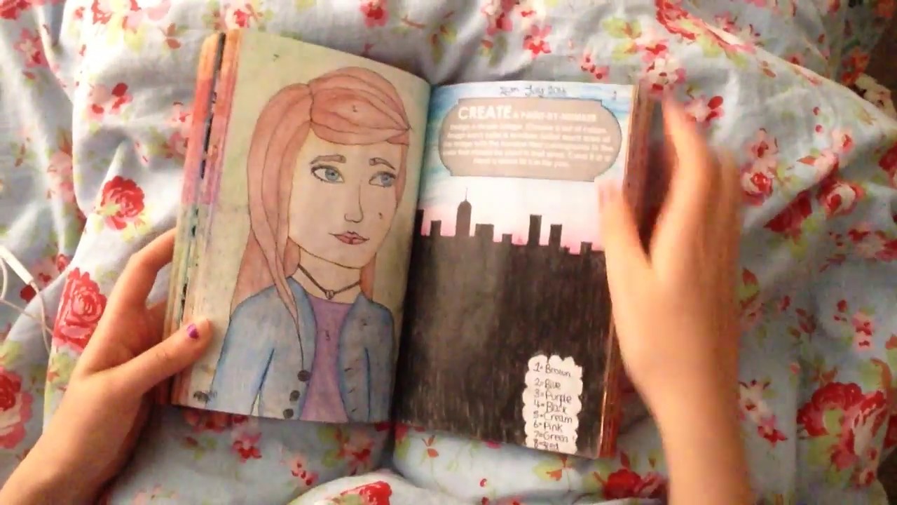 Pt 2 of my Completed Create This Book Flip Through - YouTube